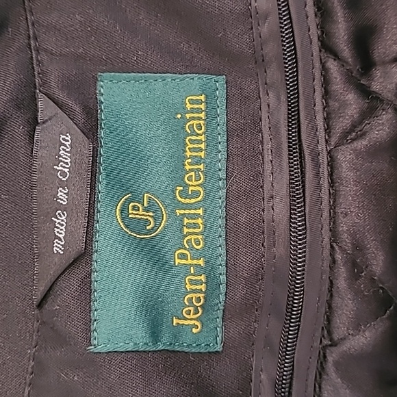 Jean-Paul Germain Elements All Weather Coat Trench Dress Black Size 40S - Picture 16 of 17